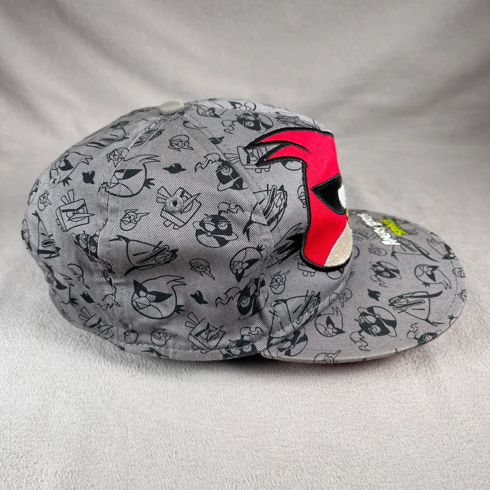 Boné Angry Birds Space Hat Youth tamanho único cinza Snapback videogame engraçado por toda parte - Imagem 4 de 4