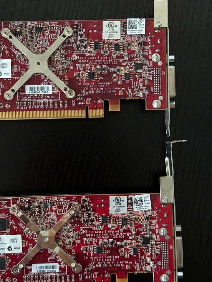 2 tarjetas gráficas ATI Radeon HD 2400 PRO 256 MB DDR2 PCIe x16 Foto 3 de 4