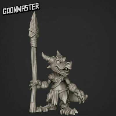 Kobold Spear Miniature | D&D DnD | 