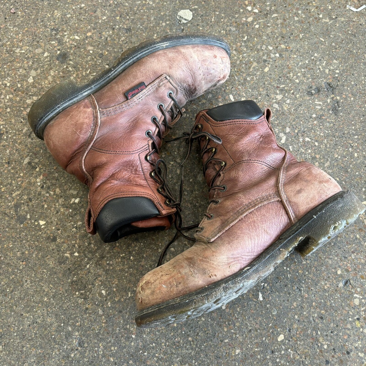 Red Wing 2408 Work Boots Men 7.5 D Steel Toe Leather Brown Industrial Workwear RED WING 8085 Iron Ranger - Hewlett & Dunn main image 2