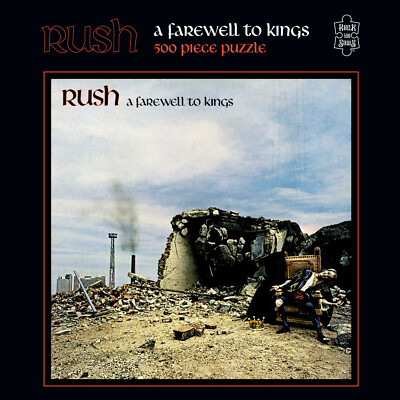 RUSH - A FAREWELL TO KINGS Album Cover - Rock Saws Puzzle RUSH - A FAREWELL TO KINGS Album Cover - Rock Saws Puzzle