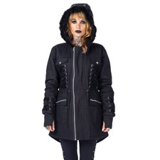 Heartless Emre Jacket Ladies Black Goth Emo Punk Alternative