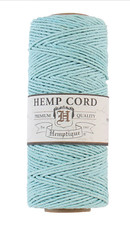 SEA FOAM GREEN Hemp Cord 20 1mm from Hemptique 100 Natural String Jewelry