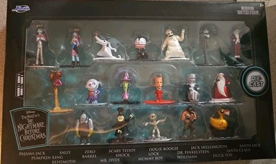 Disney TIM BURTON'S The Nightmare Before Christmas 18 Pcs Diecast Nano Metalfigs