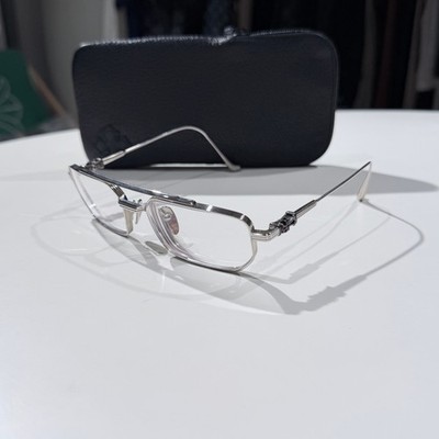 Chrome Hearts GUSHER Eyewear in Silver Frame 160298739 [U]