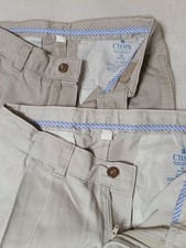 Chaps Boy's Khaki Cotton Chinos - Light Tan Size 14
