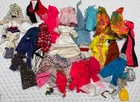 Barbie VINTAGE Mixed Clothes Lot Dresses/Tops/Pants/Extras some Doubles/Homemade