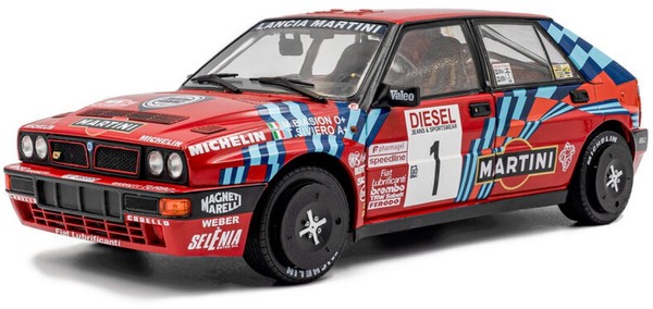 Solido Modellauto 1:18 Lancia Delta Hf Integrale #1 San Remo Rot 1989 S1807808-image