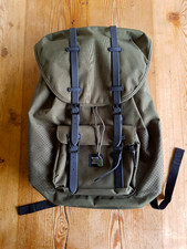 Image of Herschel army green retreat backpack with front pocket