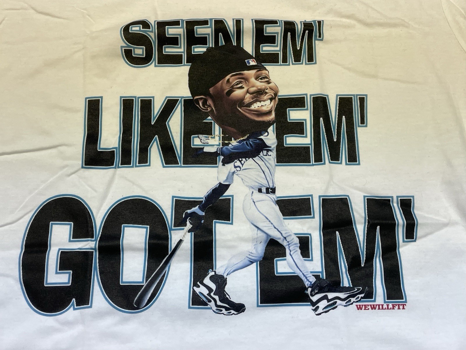 ALTRA T shirt Griffey Jr nuova senza etichette adulto bambino (vedi foto per dettagli)