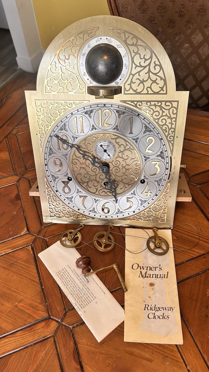 Vintage Ridgeway Hermle K Clock Movement Model 174 Moon Phase