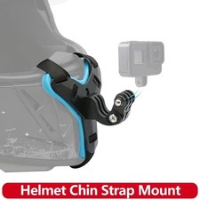 Motorcycle Helmet Chin Strap Mount for GoPro Hero 9 8 7 5 OSMO Action Camera UK