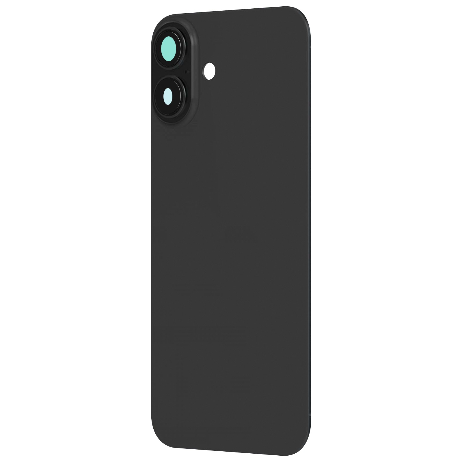 Cache batterie de remplacement pour iPhone 16 noir Clappio pièce dos - 2
