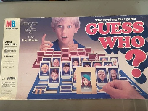 Vintage 1991 Guess Who Board Game Complete Milton Bradley All Pieces READ