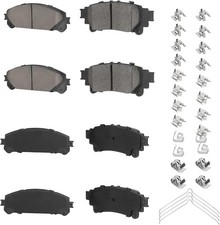 ILONPA Front Rear Ceramic Disc Brake Pads Set for Toyota Highlander Exc Hybrid