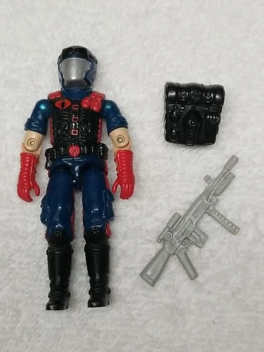 Vintage G.I. Joe Lot 1986 ARAH~ '86 Cobra Viper 100% Complete With Accessories