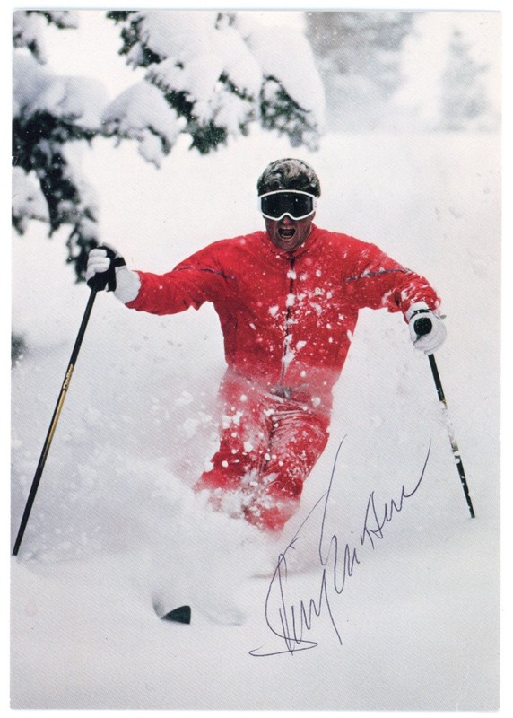 Stein Eriksen - Signed Picture Postcard