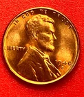 1940-S Lincoln Wheat Cent Penny GEM RED BU From an Original Bank Roll