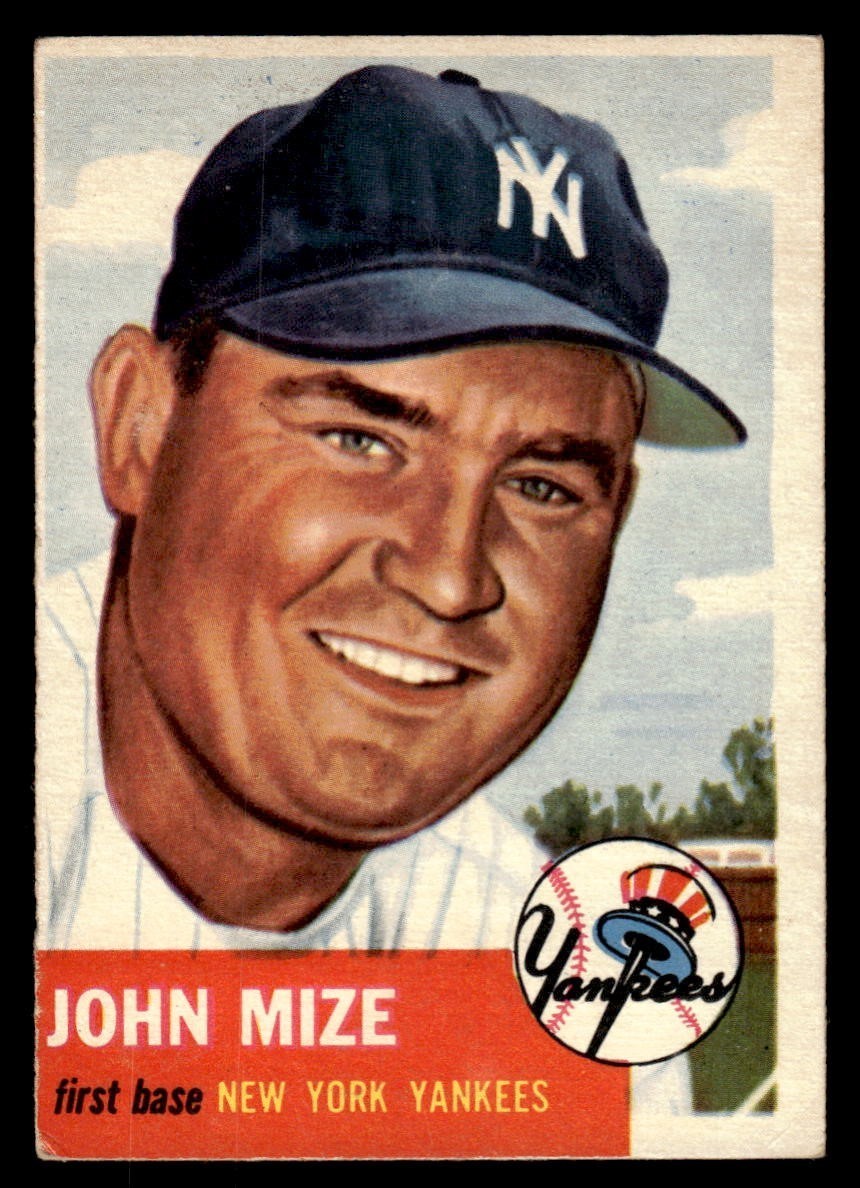 1953 Topps Baseball #77 Johnny Mize VG *m1