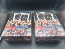 2 BOXES!! NBA Hoop Series 1 Basketball Factory Sealed Box  1991-92 Vintage