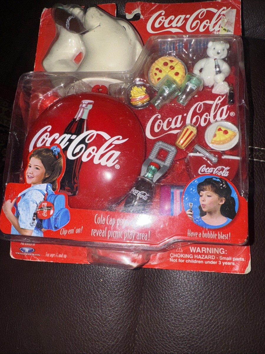 1998 Coca-Cola Cola Caps Picnic Playset Item 10392 Never Opened