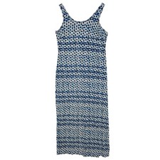 Tommy Bahama Womens S Dot Matrix Maxi Dress in Old Royal