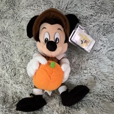 Disney Mickey Mouse Pilgrim Beanbag Plush Ages 3 MPN 154-39037