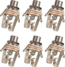 Switchcraft Output Jack, Stereo, Long Thread - 6 Pack