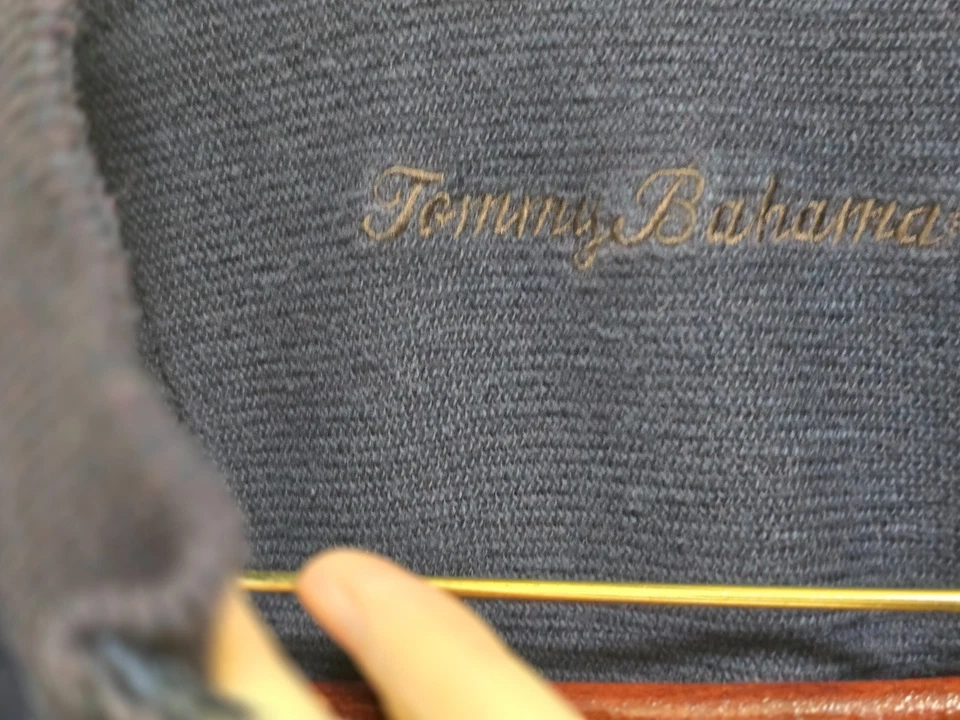 Cárdigan Tommy Bahama Cremallera Completa Azul Marino Talla 4XLT Foto 3 de 4