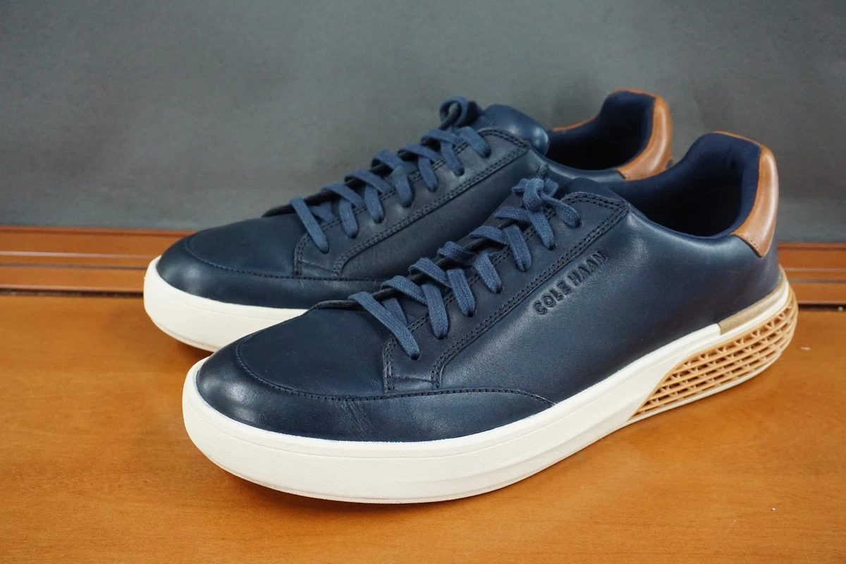 Cole Haan Men\'s Grand Pro Sneakers Blue Leather
Casual Shoes 11 C22586
Pre-Owned Mens Cole Haan Grand Pro Leisure Sneakers In Navy Blazor  main image 3