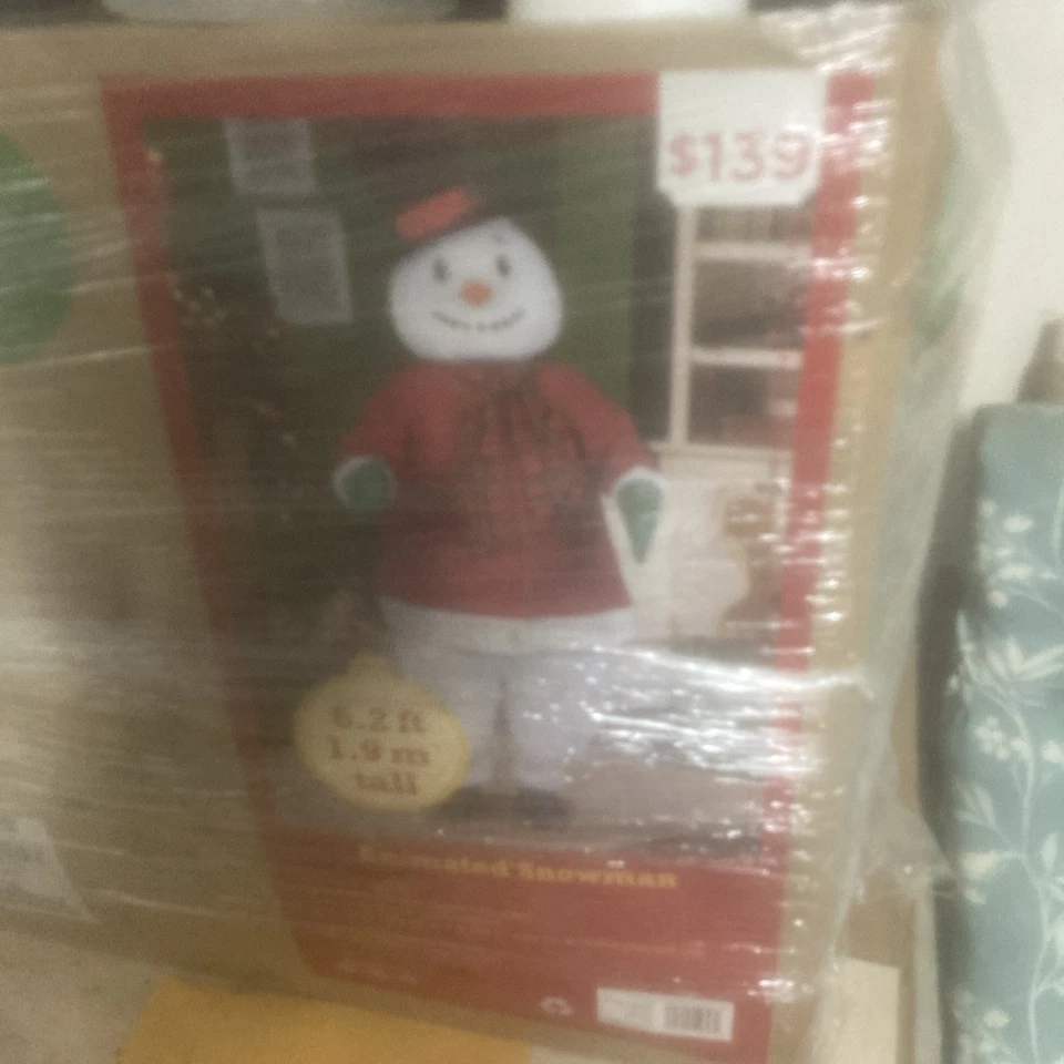 6-футовый танцующий снеговик декор - Изображение 2 из 3