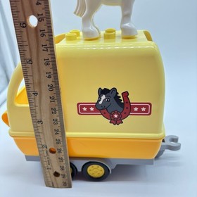 Lego Duplo Horse Trailer Yellow 10807 Replacement with pony and duplo figure