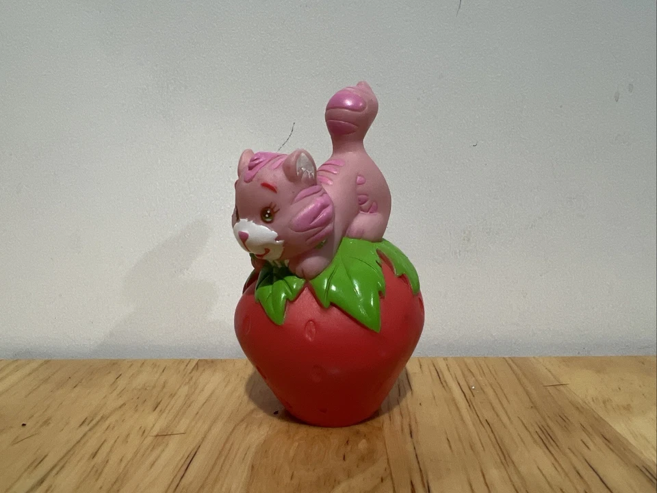 Lote De Colección De 6 Mini Figuras Pequeñas PVC Strawberry Shortcake Años 80 Coleccionables Foto 2 de 4