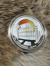 2009 Andorra Silver PROOF World of Wonders Rome Colosseum 10 diners Rare Coin