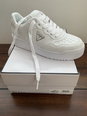 GUESS Miram White Sneakers Women s Black Size 7.5 M