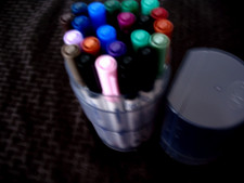 The Creative Memories Collection Journaling Mate Case Full of Round Tip pens