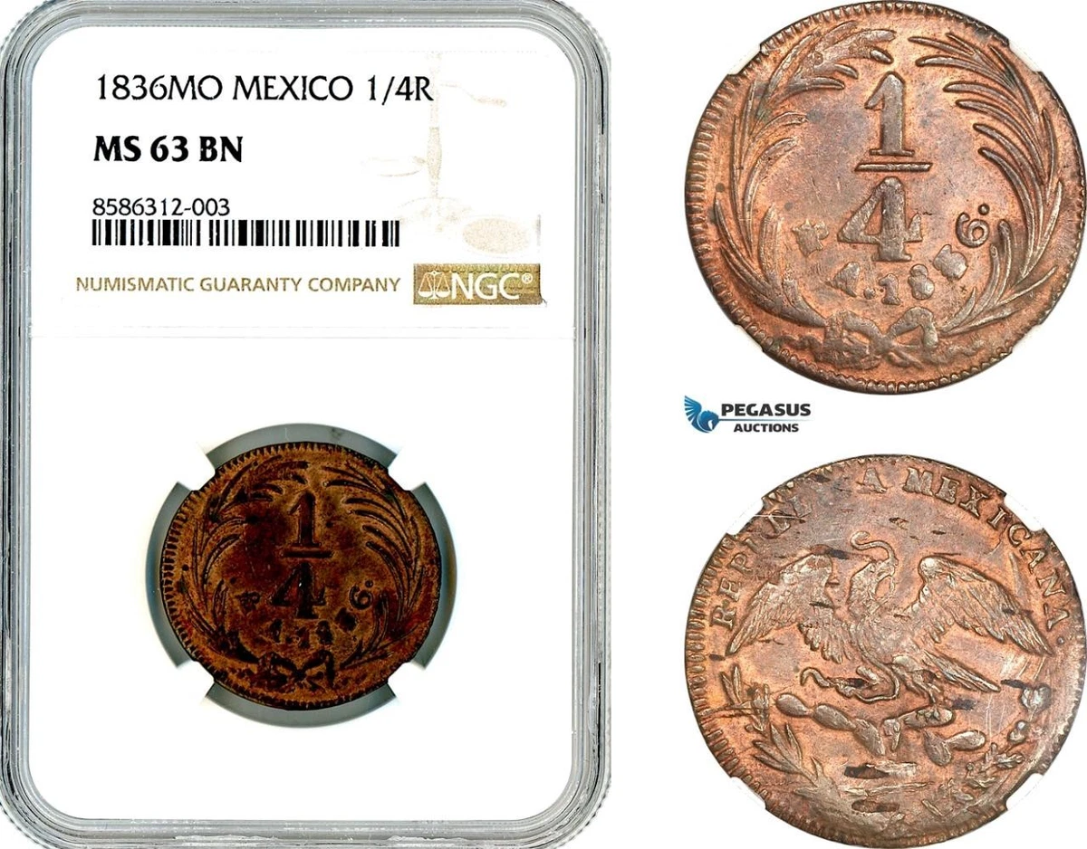 1836 Year First Republic of Mexico Coins (1824-1864) for sale | eBay