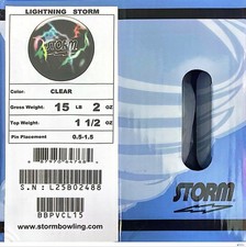 STORM Lightning Clear Bowling Ball 15 LB  (NE...