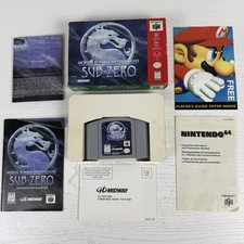 Mortal Kombat Mythologies Sub Zero Nintendo 64 N64 Complete CIB w/ Poster Tested