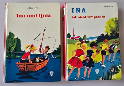 Jörg Ritter. Ina und Quix + Ina ist nicht zimperlich. Göttinger Fischer GJB 1967