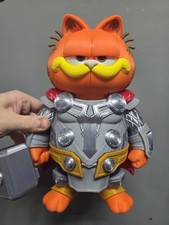 Thor x Garfield Statue  35cm tall 3d printed 