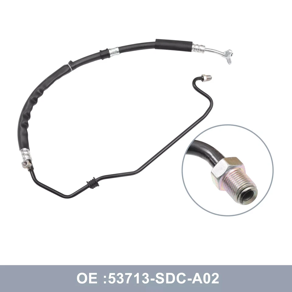 Replacement Power Steering Pressure Hose For Honda Accord 2003-07 53713SDCA02 - Image 3 of 4