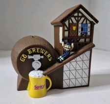 Bernie Brewer Chalet Milwaukee County Stadium Coin Bank Sentry 1999 BD&A Promo