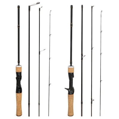 Carbon Fiber Lure Rod Outdoor Fishing Travel-friendly Spiral Wheel Base  UK