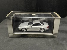 [minichamps] [minichamps] 1/43 Mercedes-Benz SL with operating roof 2001 silver
