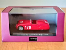 1:43 STARLINE Cisitalia 202 Spieder rosso, #179, Mille Miglia 1947 Nuvolari IMBALLO ORIGINALE