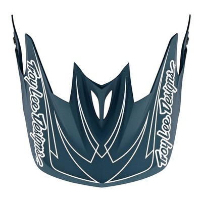 Troy Lee Designs D3 Helmvisier, Spiderstripe, blue 