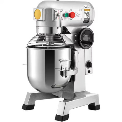 10 Qt. Commercial Food Mixer 450-Watt Heavy Duty Electric Mixer with Timing Func