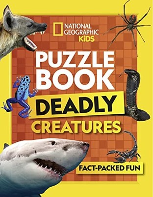 Puzzle Book Deadly Creatures: Brain-tickling quizzes, sudokus, c