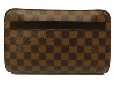 Louis Vuitton Saint Louis Damier Ebene Clutch Bag N51993 Brown Auth Japan